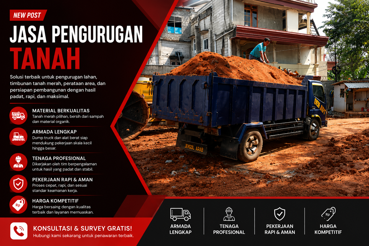 pengurugan bapa hadi